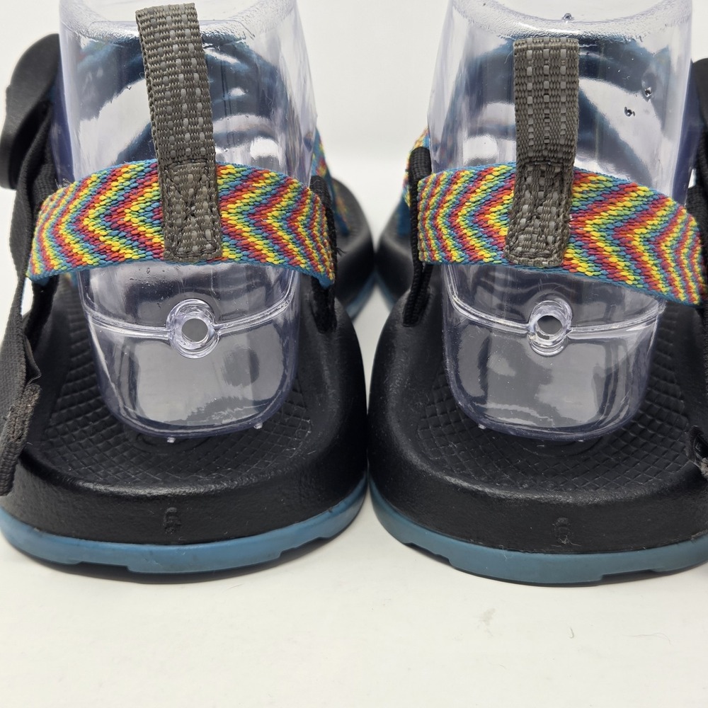 Chaco ZX/2 Classic Sport Rainbow Striped Two Strap Outdoor Hike Sandals Womens 6 - Picture 8 of 9